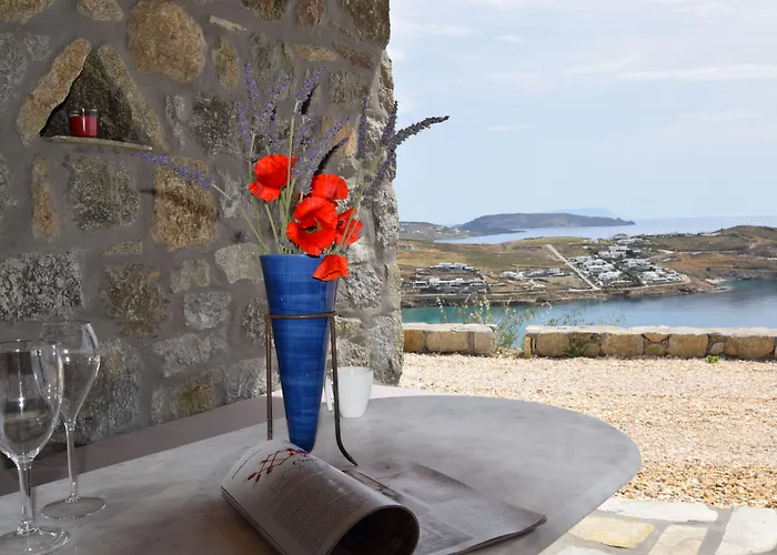 公寓式酒店 Andromeda Mykonos & 凯勒里瓦迪